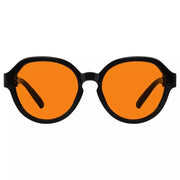 eyekeeper.com 100% Blue Blocking Orange Glasses Oversized Metalless Nighttime Eyewear R2317-B98 Eyeglasses White Smoke Black / without magnification