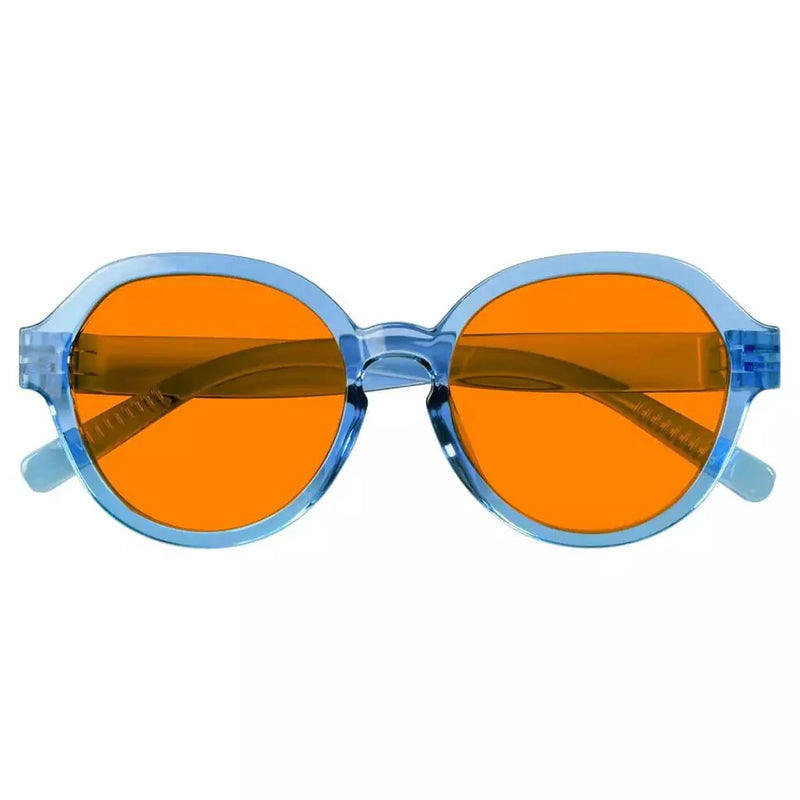 eyekeeper.com 100% Blue Blocking Orange Glasses Oversized Metalless Nighttime Eyewear R2317-B98 Eyeglasses White Smoke Black / without magnification,Light Blue / without magnification,Green / without magnification,Rose / without magnification,Purple Red / without magnification,Red / without magnification