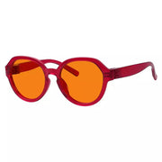eyekeeper.com 100% Blue Blocking Orange Glasses Oversized Metalless Nighttime Eyewear R2317-B98 Eyeglasses White Smoke Black / without magnification,Light Blue / without magnification,Green / without magnification,Rose / without magnification,Purple Red / without magnification,Red / without magnification