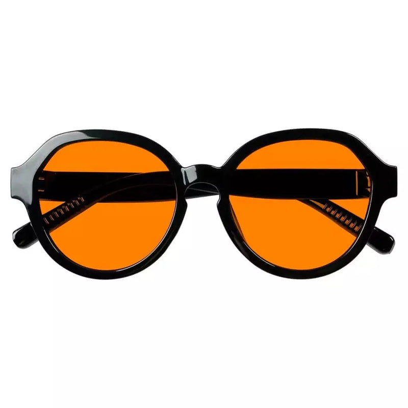 eyekeeper.com 100% Blue Blocking Orange Glasses Oversized Metalless Nighttime Eyewear R2317-B98 Eyeglasses White Smoke Black / without magnification,Light Blue / without magnification,Green / without magnification,Rose / without magnification,Purple Red / without magnification,Red / without magnification