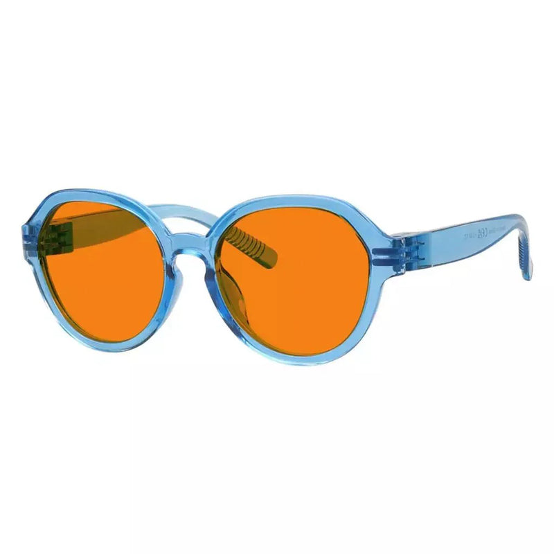 eyekeeper.com 100% Blue Blocking Orange Glasses Oversized Metalless Nighttime Eyewear R2317-B98 Eyeglasses White Smoke Black / without magnification,Light Blue / without magnification,Green / without magnification,Rose / without magnification,Purple Red / without magnification,Red / without magnification
