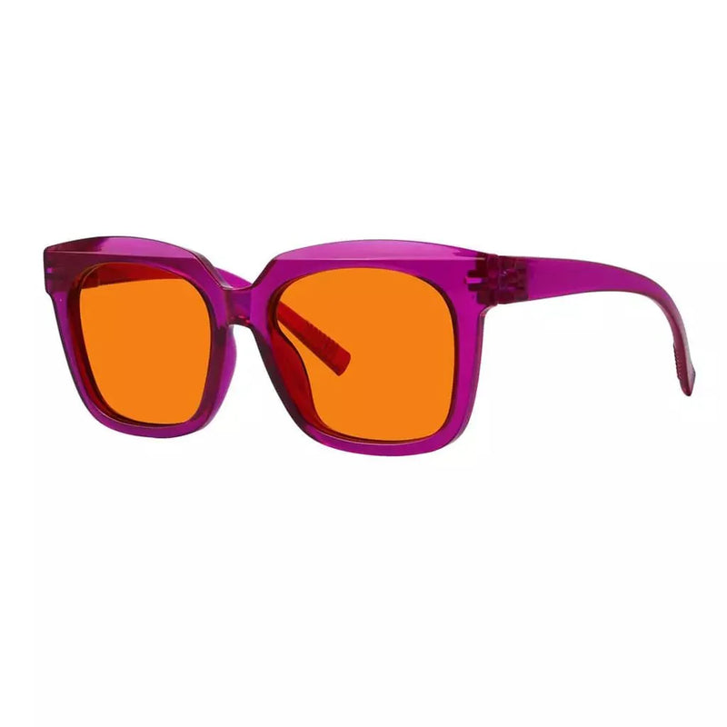 eyekeeper.com 100% Blue Blocking Orange Lens for Sleep Metalless Glasses R2144-B98 Eyeglasses White Smoke Black / without magnification,Light Blue / without magnification,Green / without magnification,Purple / without magnification,Clear / without magnification,Rose / without magnification