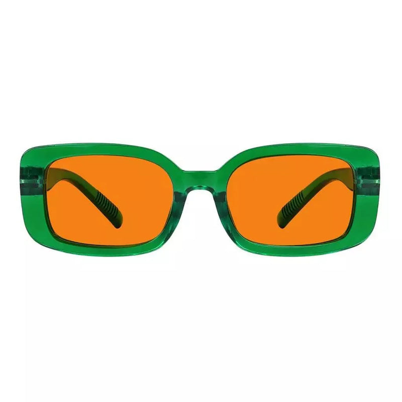 eyekeeper.com 100% Blue Light Blocking Nighttime Glasses Metalless Screwless R2502-B98 Eyeglasses White Smoke Green / without magnification