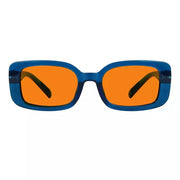 eyekeeper.com 100% Blue Light Blocking Nighttime Glasses Metalless Screwless R2502-B98 Eyeglasses White Smoke Blue / without magnification