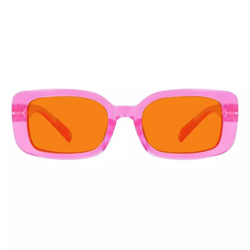 eyekeeper.com 100% Blue Light Blocking Nighttime Glasses Metalless Screwless R2502-B98 Eyeglasses White Smoke Pink / without magnification