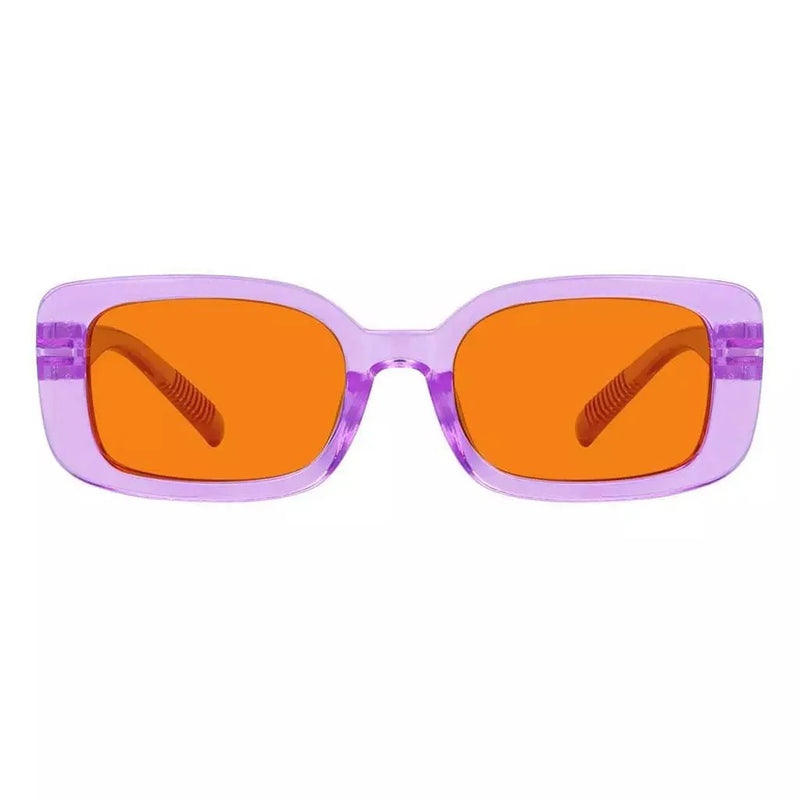 eyekeeper.com 100% Blue Light Blocking Nighttime Glasses Metalless Screwless R2502-B98 Eyeglasses White Smoke Purple / without magnification