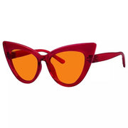 eyekeeper.com 100% Blue Light Blocking Orange Cat-eye Nighttime Glasses R2318-B98 Eyeglasses White Smoke Black / without magnification,Light Blue / without magnification,Green / without magnification,Rose / without magnification,Purple Red / without magnification,Red / without magnification