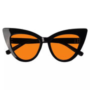 eyekeeper.com 100% Blue Light Blocking Orange Cat-eye Nighttime Glasses R2318-B98 Eyeglasses White Smoke Black / without magnification,Light Blue / without magnification,Green / without magnification,Rose / without magnification,Purple Red / without magnification,Red / without magnification