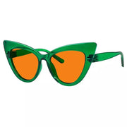 eyekeeper.com 100% Blue Light Blocking Orange Cat-eye Nighttime Glasses R2318-B98 Eyeglasses White Smoke Black / without magnification,Light Blue / without magnification,Green / without magnification,Rose / without magnification,Purple Red / without magnification,Red / without magnification