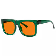 eyekeeper.com 100% Blue Light Blocking Orange Glasses Metalless Screwless Eyewear R2316-B98 Eyeglasses White Smoke Black / without magnification,Clear / without magnification,Green / without magnification,Tortoise / without magnification,Yellow / without magnification,Red / without magnification