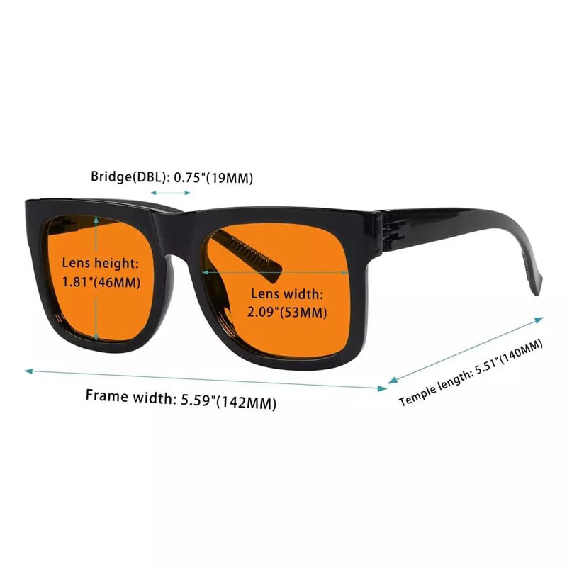 eyekeeper.com 6 Pack 100% Blue Blocking Orange Glasses Nighttime Metalless Screwless Eyewear R2316-B98 Eyeglasses White Smoke 6 Pairs Mix / without magnification