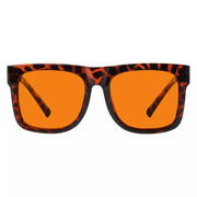 eyekeeper.com 100% Blue Light Blocking Orange Glasses Metalless Screwless Eyewear R2316-B98 Eyeglasses White Smoke Tortoise / without magnification