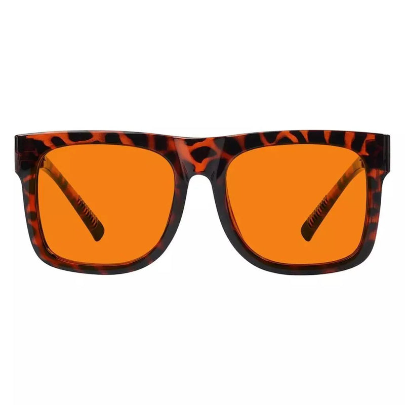 eyekeeper.com 100% Blue Light Blocking Orange Glasses Metalless Screwless Eyewear R2316-B98 Eyeglasses White Smoke Tortoise / without magnification