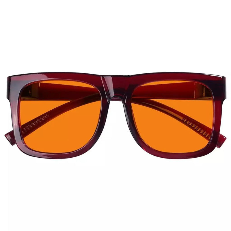 eyekeeper.com 100% Blue Light Blocking Orange Glasses Metalless Screwless Eyewear R2316-B98 Eyeglasses White Smoke Black / without magnification,Clear / without magnification,Green / without magnification,Tortoise / without magnification,Yellow / without magnification,Red / without magnification