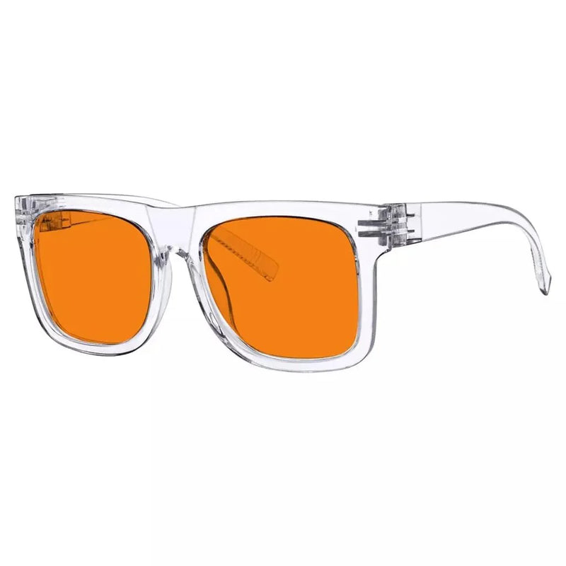eyekeeper.com 100% Blue Light Blocking Orange Glasses Metalless Screwless Eyewear R2316-B98 Eyeglasses White Smoke Black / without magnification,Clear / without magnification,Green / without magnification,Tortoise / without magnification,Yellow / without magnification,Red / without magnification