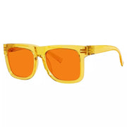 eyekeeper.com 100% Blue Light Blocking Orange Glasses Metalless Screwless Eyewear R2316-B98 Eyeglasses White Smoke Black / without magnification,Clear / without magnification,Green / without magnification,Tortoise / without magnification,Yellow / without magnification,Red / without magnification