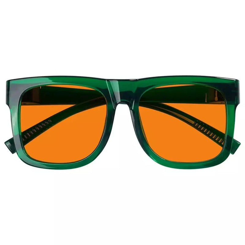 eyekeeper.com 100% Blue Light Blocking Orange Glasses Metalless Screwless Eyewear R2316-B98 Eyeglasses White Smoke Black / without magnification,Clear / without magnification,Green / without magnification,Tortoise / without magnification,Yellow / without magnification,Red / without magnification