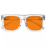 eyekeeper.com 100% Blue Light Blocking Orange Glasses Metalless Screwless Eyewear R2316-B98 Eyeglasses White Smoke Black / without magnification,Clear / without magnification,Green / without magnification,Tortoise / without magnification,Yellow / without magnification,Red / without magnification