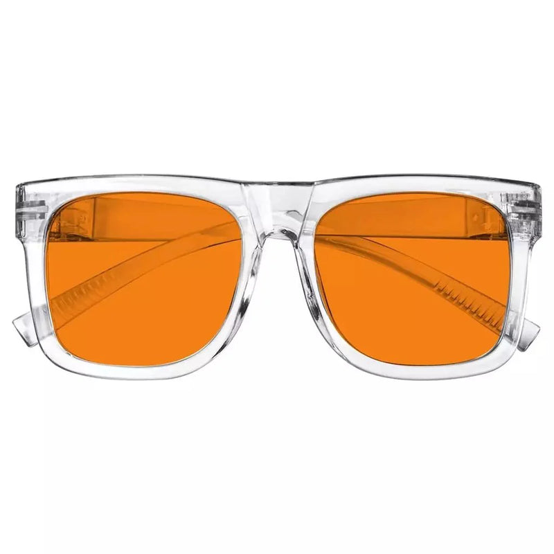 eyekeeper.com 100% Blue Light Blocking Orange Glasses Metalless Screwless Eyewear R2316-B98 Eyeglasses White Smoke Black / without magnification,Clear / without magnification,Green / without magnification,Tortoise / without magnification,Yellow / without magnification,Red / without magnification