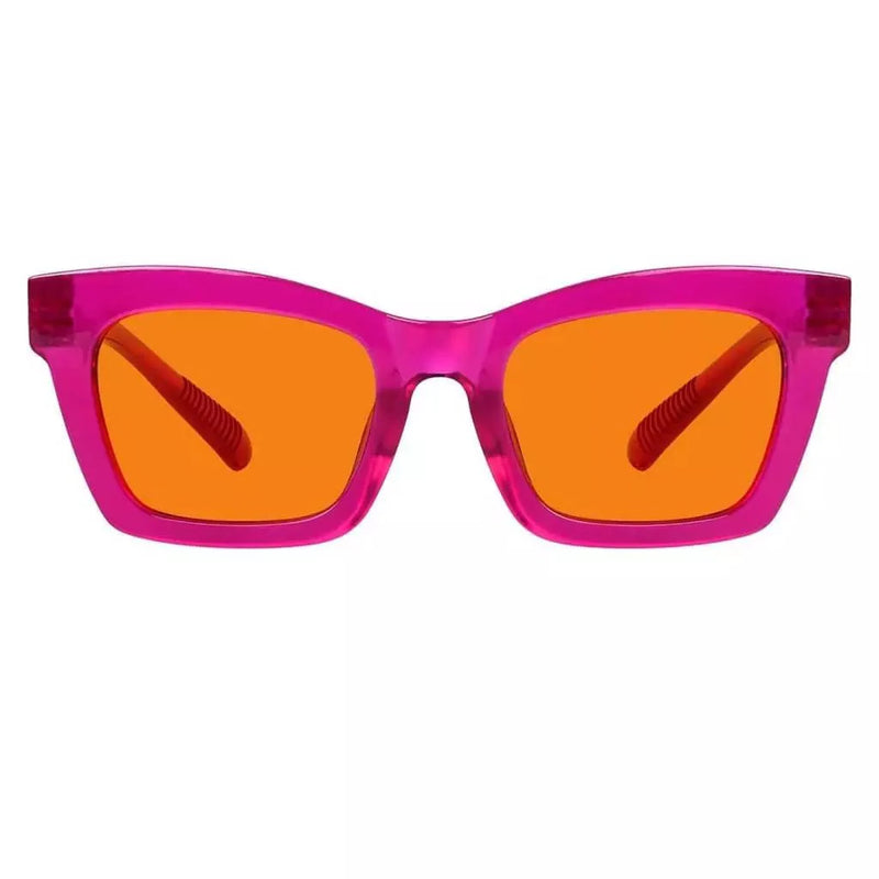 eyekeeper.com 100% Blue Light Blocking Orange Glasses Metalless Screwless R2308-B98 Eyeglasses White Smoke Rose / without magnification