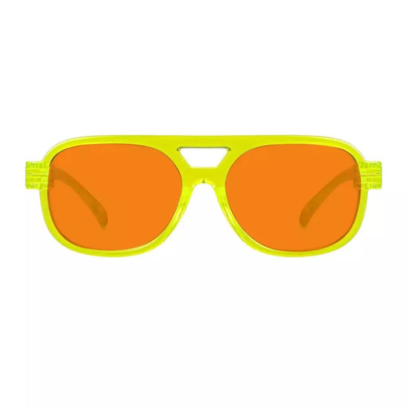 eyekeeper.com 100% Blue Light Blocking Orange Lens Metalless Eyeglasses R2515-B98 Eyeglasses White Smoke Yellow / without magnification
