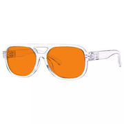 eyekeeper.com 100% Blue Light Blocking Orange Lens Metalless Eyeglasses R2515-B98 Eyeglasses White Smoke Black / without magnification,Clear / without magnification,Green / without magnification,Tortoise / without magnification,Red / without magnification,Yellow / without magnification
