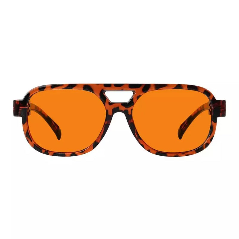 eyekeeper.com 100% Blue Light Blocking Orange Lens Metalless Eyeglasses R2515-B98 Eyeglasses White Smoke Tortoise / without magnification
