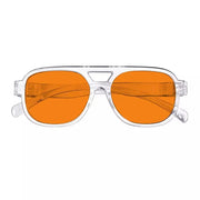 eyekeeper.com 100% Blue Light Blocking Orange Lens Metalless Eyeglasses R2515-B98 Eyeglasses White Smoke Black / without magnification,Clear / without magnification,Green / without magnification,Tortoise / without magnification,Red / without magnification,Yellow / without magnification