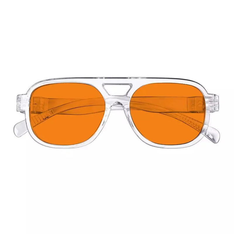 eyekeeper.com 100% Blue Light Blocking Orange Lens Metalless Eyeglasses R2515-B98 Eyeglasses White Smoke Black / without magnification,Clear / without magnification,Green / without magnification,Tortoise / without magnification,Red / without magnification,Yellow / without magnification