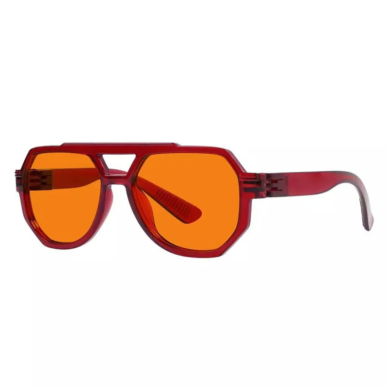 eyekeeper.com 100% Blue Light Blocking Orange Metalless Pilot Glasses NR2309-B98 Eyeglasses White Smoke Black / without magnification,Clear / without magnification,Green / without magnification,Tortoise / without magnification,Red / without magnification,Yellow / without magnification