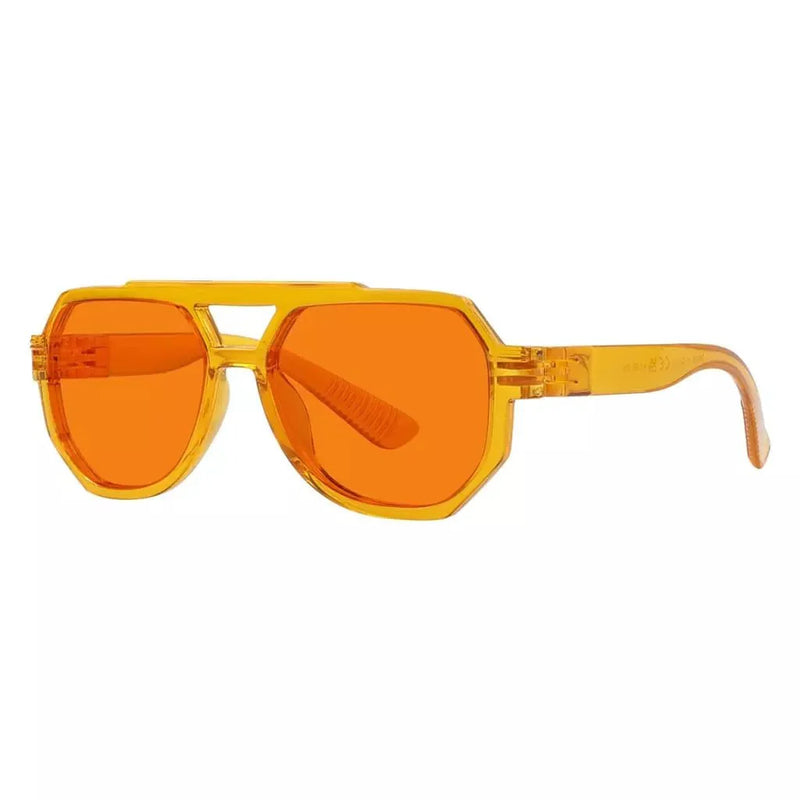 eyekeeper.com 100% Blue Light Blocking Orange Metalless Pilot Glasses NR2309-B98 Eyeglasses White Smoke Black / without magnification,Clear / without magnification,Green / without magnification,Tortoise / without magnification,Red / without magnification,Yellow / without magnification