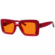 eyekeeper.com 100% Blue Light Blocking Orange Thick Frame Screwless Eyewear NR2101-B98 Eyeglasses White Smoke Black / without magnification,Brown / without magnification,Green / without magnification,Purple / without magnification,Red / without magnification,Rose / without magnification