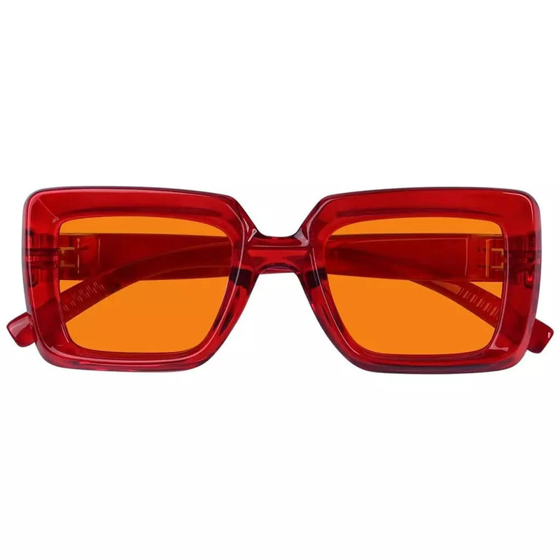 eyekeeper.com 100% Blue Light Blocking Orange Thick Frame Screwless Eyewear NR2101-B98 Eyeglasses White Smoke Black / without magnification,Brown / without magnification,Green / without magnification,Purple / without magnification,Red / without magnification,Rose / without magnification