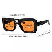 eyekeeper.com 100% Blue Light Blocking Orange Thick Frame Screwless Eyewear NR2101-B98 Eyeglasses White Smoke Black / without magnification,Brown / without magnification,Green / without magnification,Purple / without magnification,Red / without magnification,Rose / without magnification