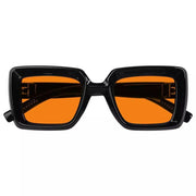 eyekeeper.com 100% Blue Light Blocking Orange Thick Frame Screwless Eyewear NR2101-B98 Eyeglasses White Smoke Black / without magnification,Brown / without magnification,Green / without magnification,Purple / without magnification,Red / without magnification,Rose / without magnification