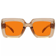 eyekeeper.com 100% Blue Light Blocking Orange Thick Frame Screwless Eyewear NR2101-B98 Eyeglasses White Smoke Black / without magnification,Brown / without magnification,Green / without magnification,Purple / without magnification,Red / without magnification,Rose / without magnification