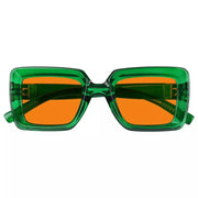 eyekeeper.com 100% Blue Light Blocking Orange Thick Frame Screwless Eyewear NR2101-B98 Eyeglasses White Smoke Black / without magnification,Brown / without magnification,Green / without magnification,Purple / without magnification,Red / without magnification,Rose / without magnification