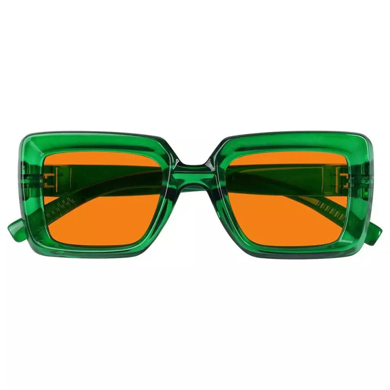 eyekeeper.com 100% Blue Light Blocking Orange Thick Frame Screwless Eyewear NR2101-B98 Eyeglasses White Smoke Black / without magnification,Brown / without magnification,Green / without magnification,Purple / without magnification,Red / without magnification,Rose / without magnification
