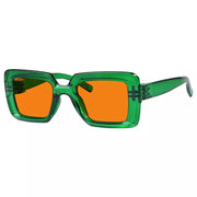 eyekeeper.com 100% Blue Light Blocking Orange Thick Frame Screwless Eyewear NR2101-B98 Eyeglasses White Smoke Black / without magnification,Brown / without magnification,Green / without magnification,Purple / without magnification,Red / without magnification,Rose / without magnification