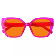 eyekeeper.com 100% Blue Light Blocking Oversized Nighttime Screwless Glasses R2314-B98 Eyeglasses White Smoke Black / without magnification,Light Blue / without magnification,Green / without magnification,Rose / without magnification,Purple Red / without magnification,Red / without magnification