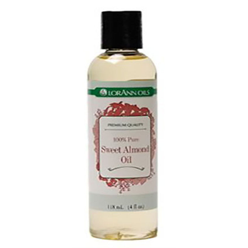 Lorann Oils Inc. Sweet Almond Oil 4 Oz Massage Oil White Smoke