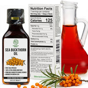 SiberianGreen.com Siberian Sea Buckthorn Oil | 100% Extra Virgin Cold Pressed | 100ml Cooking Oils White Smoke