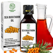 SiberianGreen.com Siberian Sea Buckthorn Oil | 100% Extra Virgin Cold Pressed | 100ml Cooking Oils White Smoke