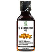 SiberianGreen.com Siberian Sea Buckthorn Oil | 100% Extra Virgin Cold Pressed | 100ml Cooking Oils White Smoke