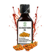 SiberianGreen.com Siberian Sea Buckthorn Oil | 100% Extra Virgin Cold Pressed | 100ml Cooking Oils White Smoke