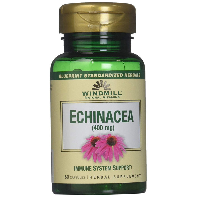 Windmill Windmill Echinacea Root 400 Mg  Capsule 60Ea Vitamins & Supplements White Smoke