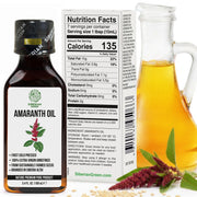 SiberianGreen.com Amaranth Seed Oil 100 ml - Extra Virgin, Cold-Pressed, Premium Quality Cooking Oils White Smoke