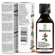 SiberianGreen.com Amaranth Seed Oil 100 ml - Extra Virgin, Cold-Pressed, Premium Quality Cooking Oils White Smoke