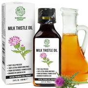 SiberianGreen.com Milk Thistle Oil 100ml | Best Silymarin Supplement for Health Cooking Oils White Smoke