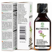 SiberianGreen.com Milk Thistle Oil 100ml | Best Silymarin Supplement for Health Cooking Oils White Smoke